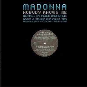 MADONNA 12” VINYL PROMOTIONAL RELEASE NOBODY KNOWS ME MINT !